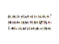 Miniatyrbilde 3 av 3: NOCH Sitting People, TT (1:120), Flerfarget