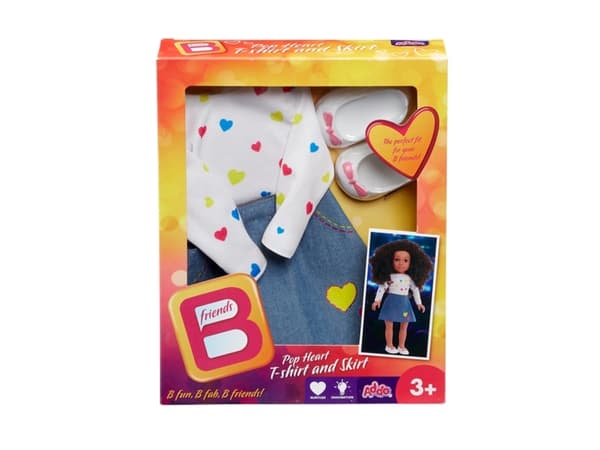 Bfriends Bfriends Pop heart T-shirt and Skirt