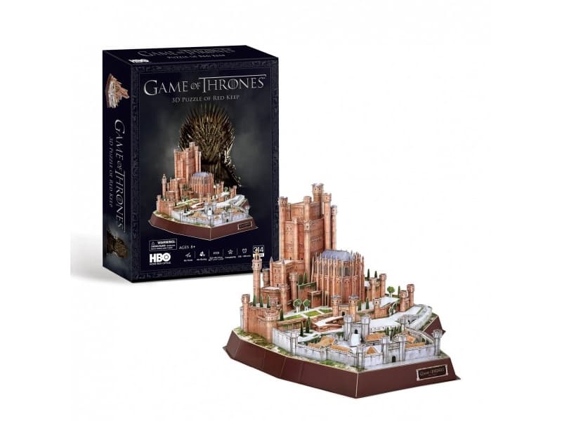 Cubicfun PUZZLE 3 D GAME OF THRONESS RED KEEp