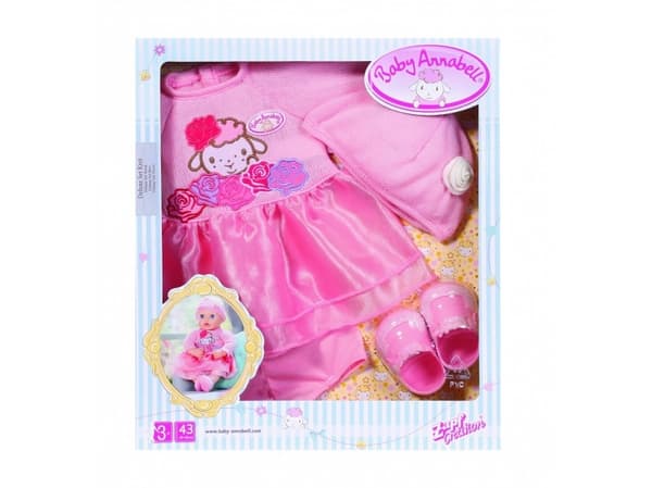 Baby Annabell Luxe set - Gebreid Nuken vaatesetti
