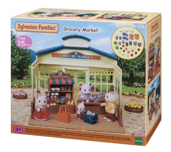 Sylvanian Families Supermarked, Leke figur, 3 år, Flerfarget