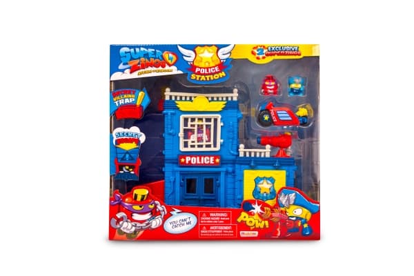MagicBox Super Zings Police Station, Politi, Super Zings, 3 år, Flerfarget, Plast