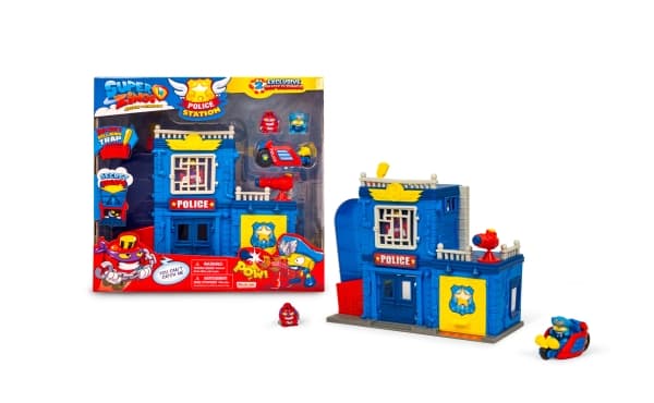 MagicBox Super Zings Police Station, Politi, Super Zings, 3 år, Flerfarget, Plast