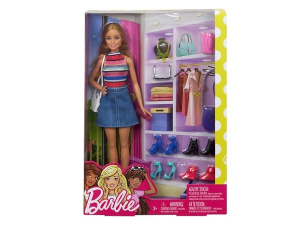 Barbie Mattel dukke - Blond med tilbehør (FVJ42)