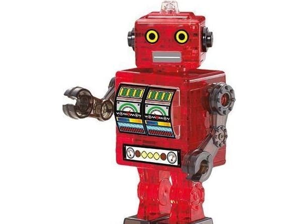 Bard Kristallpussel Robot röd (224454)