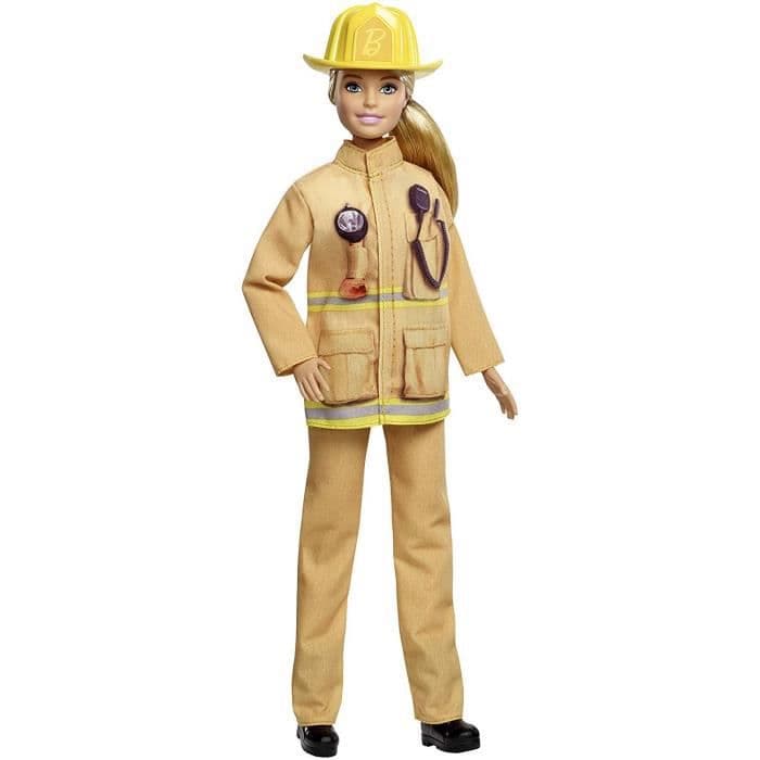 BARBIE - Barbie Pompier - 60-årsjubileum - Model Doll - Professionals Theme