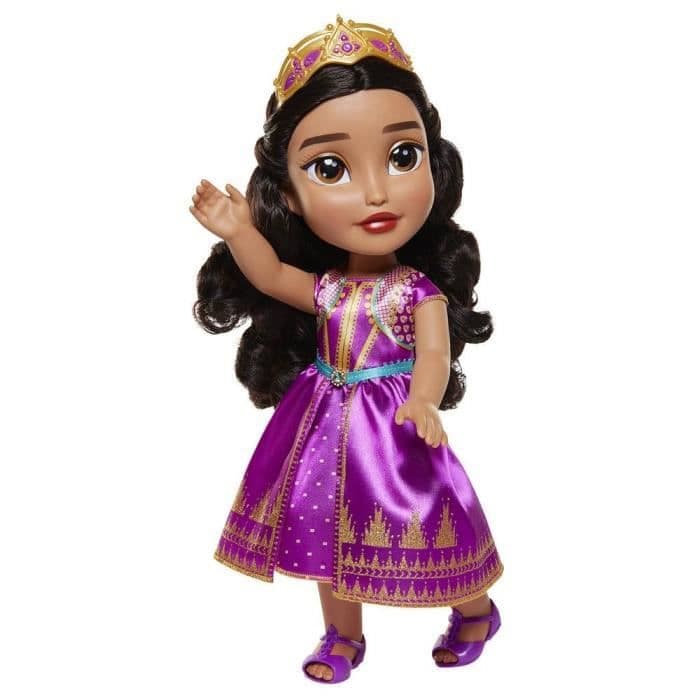 ALADDIN & JASMINE Jasmine docka delux klänning - 38 cm - Mauve