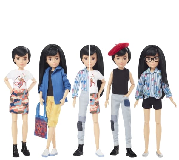 Creatable World Deluxe Character, Motedukke, Hankjønn og Jente (sett), 6 år, Gutt/Jente, 299,4 mm, Flerfarget
