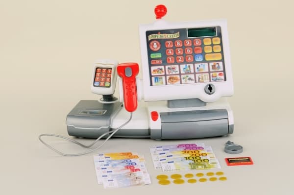 Theo Klein Electronic cash register, Gutt/Jente, Flerfarget