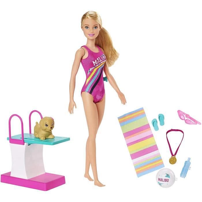 BARBIE Natation - Mannequin Doll Box - 3 år och +