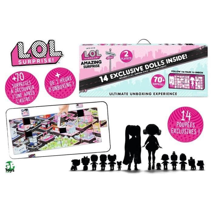 LOL Surprise - LOL Amazing Surprise Doll - 60 overraskelser inklusive 14 karakterer
