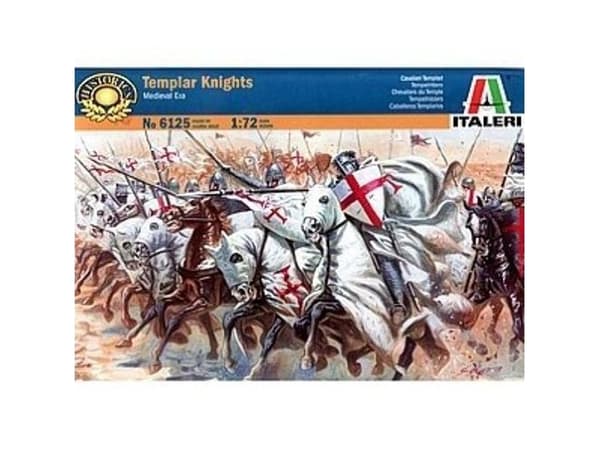 Italeri 510006125 - 1:72, Templarriddere, middelalder