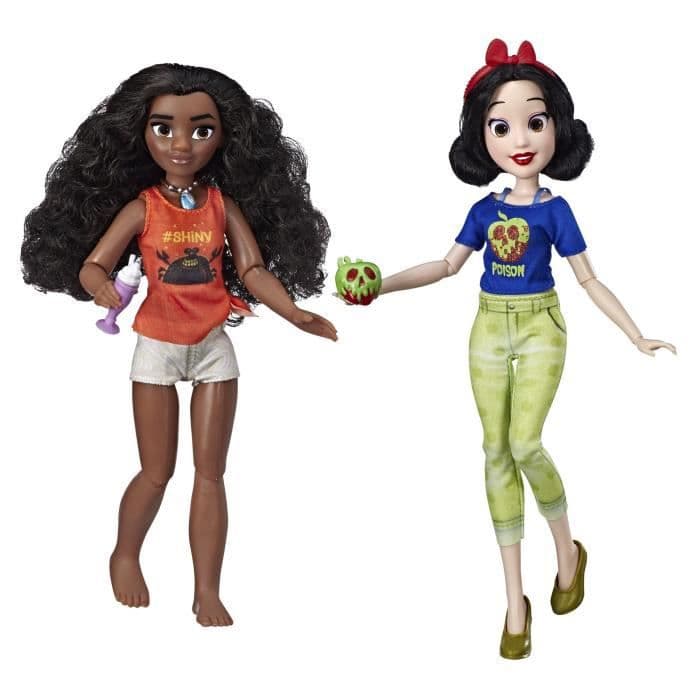 Disney Princesses - Comfy Squad Vaiana og snehvide trendy dukker - 30 cm
