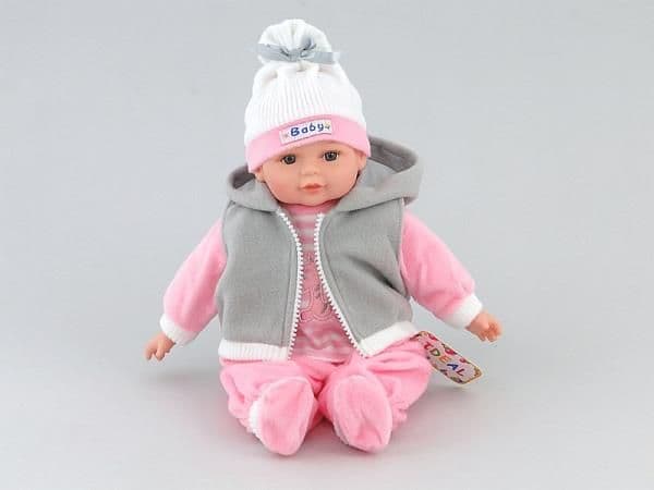 Adar *BABYDOLL, 35 cm, lyd, giraff i vest