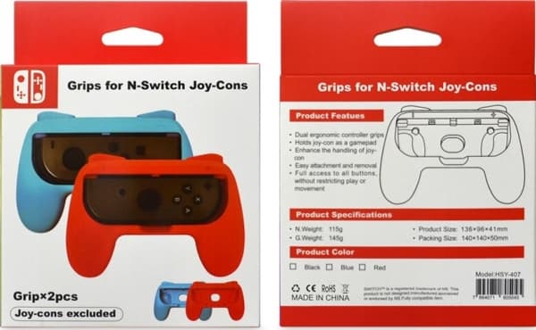 MARIGames Holder for Nintendo Switch - Red/Blue