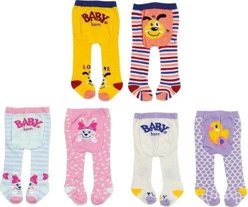 Zapf BABY born Tights 2 Pairs [Design may vary]