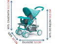 Miniatyrbild 5 av 5: Milly Mally Trolley for dolls Kate Prestige Mint