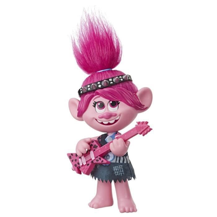 Trolls 2 DreamWorks World Tour - Poppy Pop & Rock Doll Figur