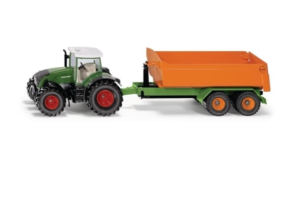 Siku 4006874019892, Traktor, Svart, Grön, Orange, Röd, Vit