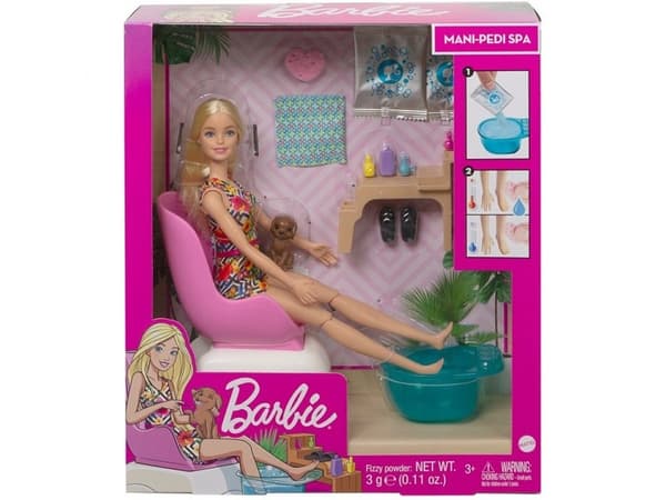 Lalka Barbie Mattel - SPA manicure i pedicure (GHN07)