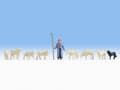 Miniatyrbilde 1 av 3: NOCH Sheep and Shepherd, Flerfarget