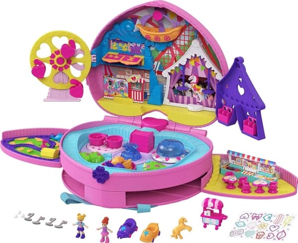 Mattel Polly Pocket expanderbar ryggsäck nöjespark (GKL60)