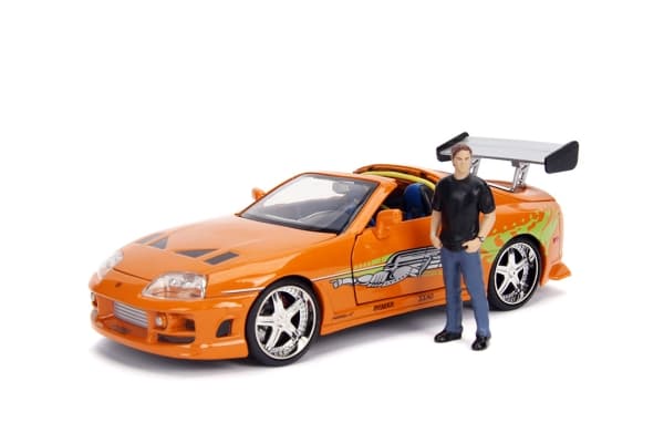 Jada Toys JADA Fast and Furious Brians Toyota Supra Figur 1:24 Bil