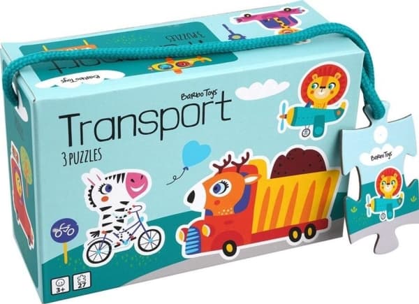Little Bright Ones - 3 Transport Puslespil