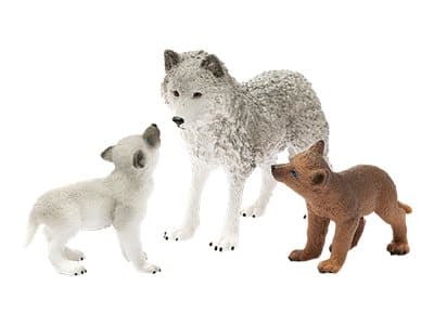 Schleich Wild Life - Vargmamma med valpar
