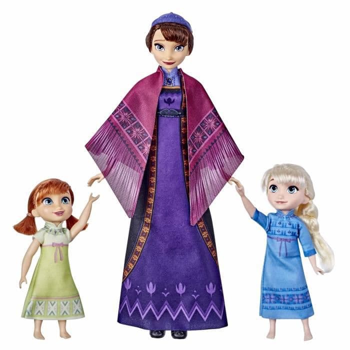 Disney Frozen 2 - Elektroniske dukker Elsa og Anna med deres mor Iduna