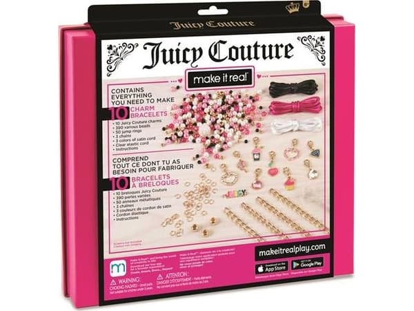 Make it real Make it real -  do tworzenia bransoletek - Juicy Couture Pink and Precious