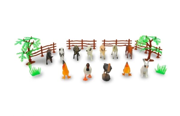 Jamara Farm animals Set, 3 År, Multifärg, Plast, 20 styck