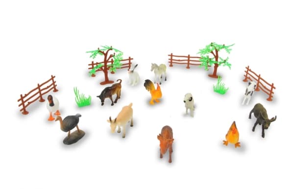 Jamara Farm animals Set, 3 År, Multifärg, Plast, 20 styck