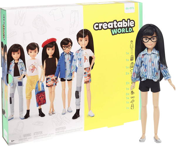 Creatable World Deluxe Brown hair