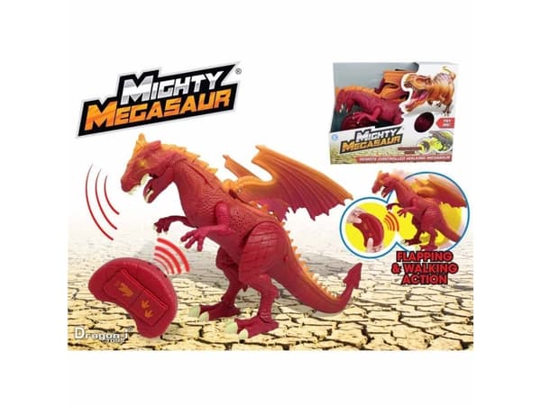 Mighty Megasaur Battery Operated Infra-Red Controlled Walking Dragon