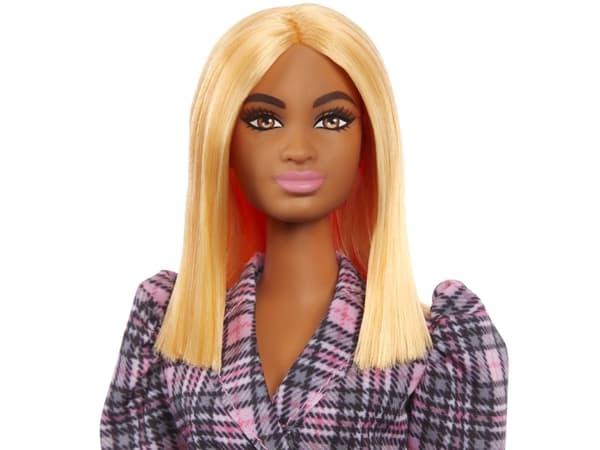 Barbie Fashionistas nukke Puff ruudullinen Blazer mekko