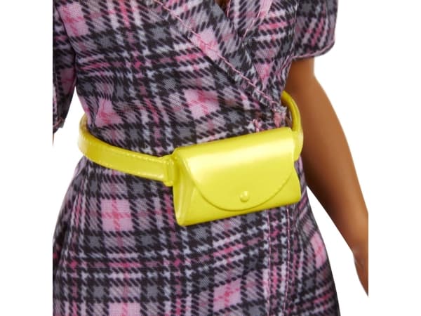 Barbie Fashionistas nukke Puff ruudullinen Blazer mekko