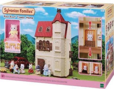 Sylvanian Families Red Roof Tower Home