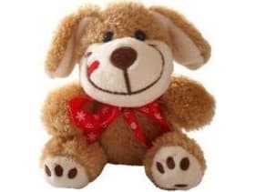 Beppe Mascot Dog brodert 12cm 13543