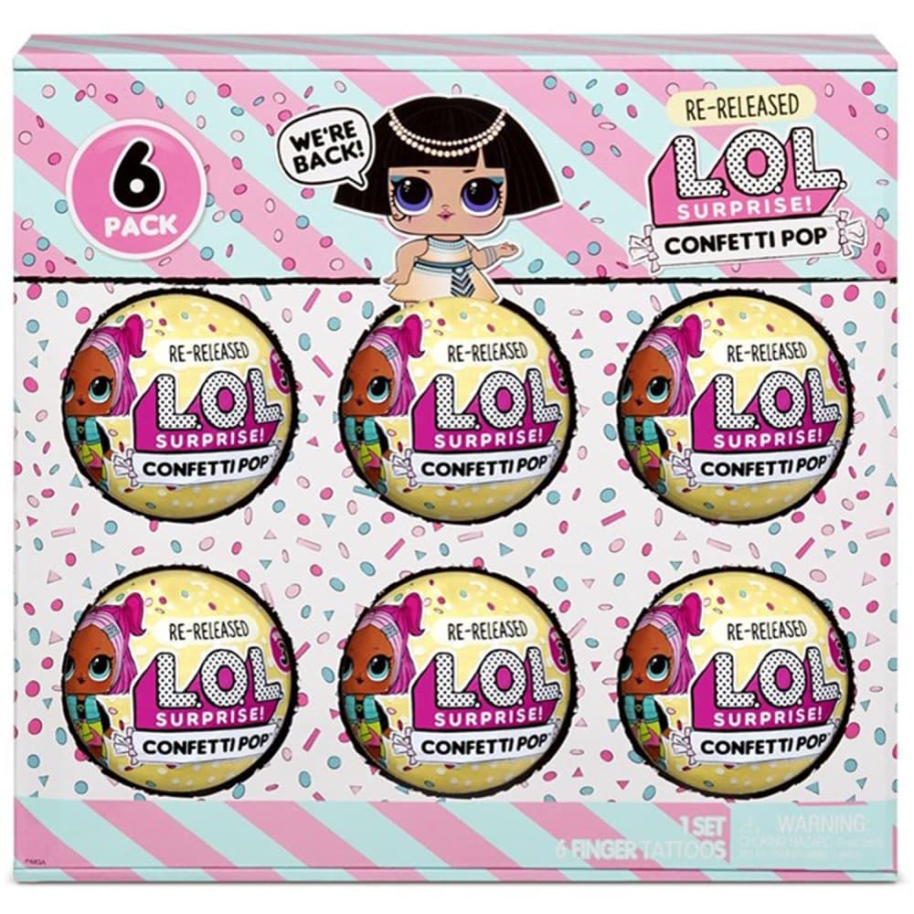 Surprise 6-Pack Confetti