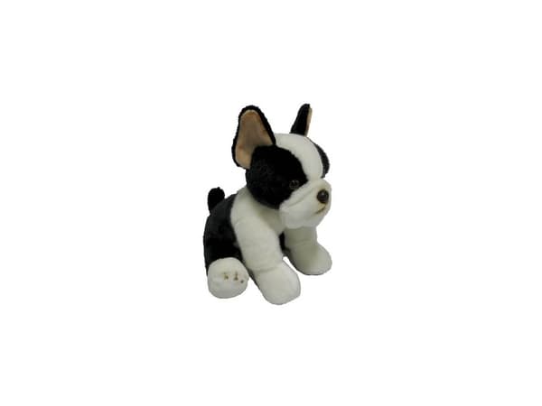 Smily Boston terrier hundemaskot 30cm