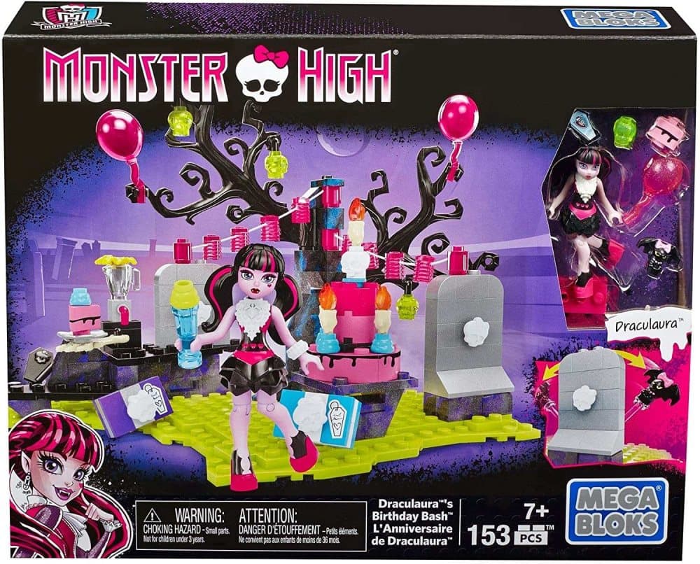 Mega Bloks Monster High Draculaura S Birthday Party Set Doll Cdon Mega Bloks Monster High Draculaura S Birthday Party Set Doll Cdon