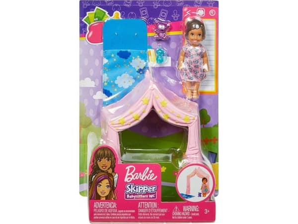Barbie Mattel Skipper Doll: Babysitters Club - Tent Play (FXG94/FXG97)
