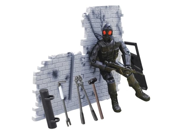 S.W.A.T. Røgdykker Action Figur med væg Type B 1:18