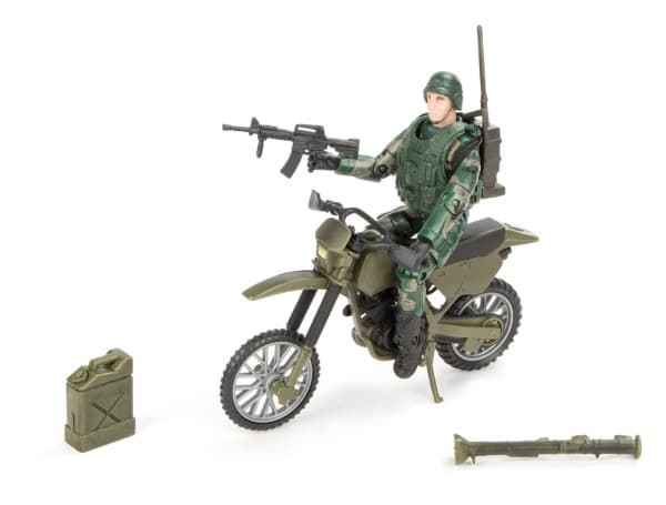 World Peacekeepers 1:18 Militær Actionfigur + Camp