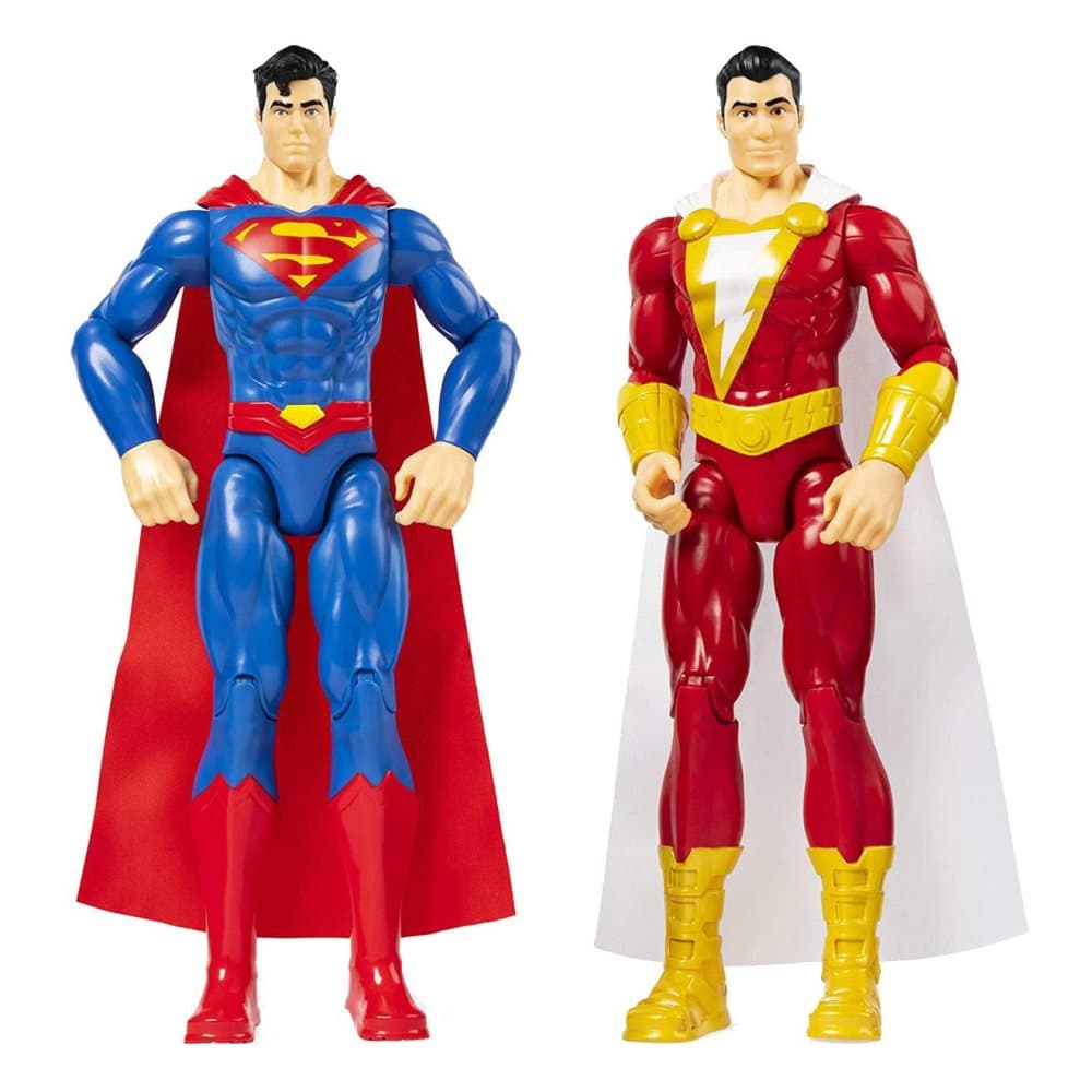 2-Pack DC Comics Superman Og Shazam Actionfigurer 30cm