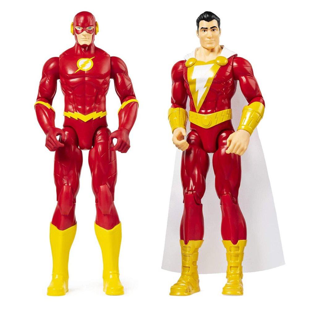 2-Pack DC Comics The Flash Og Shazam Actionfigurer 30cm