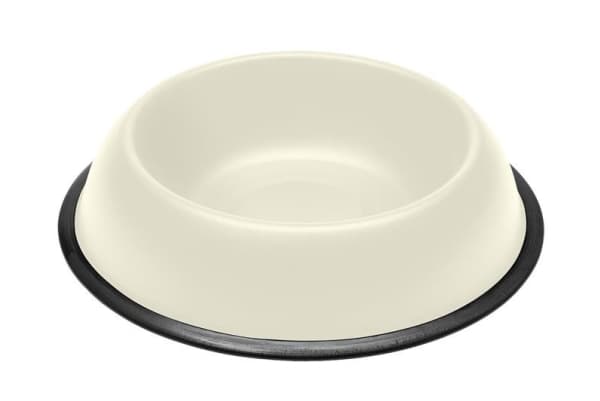 METAL ANIMAL BOWL WHITE 0.5L 71038311