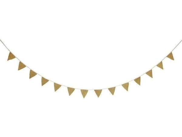 Meri Meri Gold Knitted Bunting