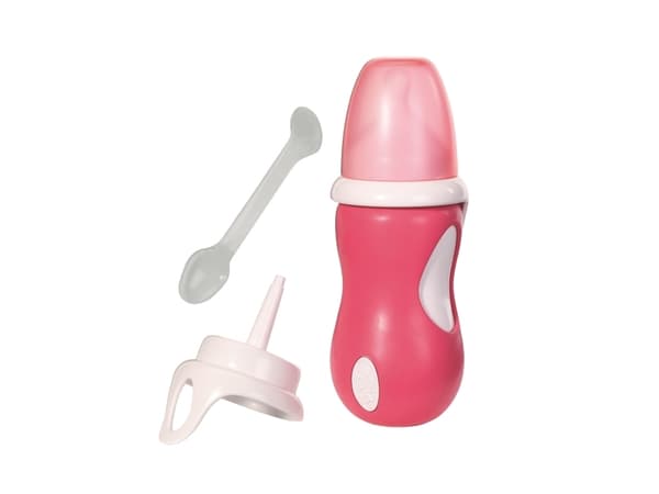 DUKKETILBEHØR - BABY BORN INTERAKTIVE FLASKE & SKJE 43CM
